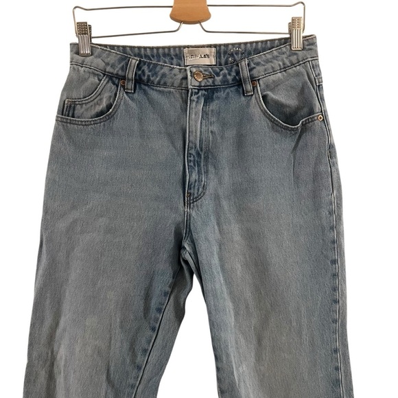 ROLLA'S Eastcoast Flare High Rise Cut-Off Fray Hem Crop Jeans Size 29 - Picture 2 of 10